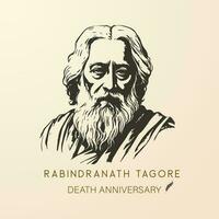 22 hon srabon, rabindranath tagore, srabon rabindranath vektor