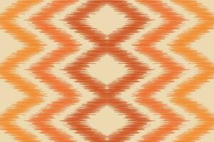 ethnisch Ikat Stoff Muster geometrisch Stil.afrikanisch Ikat Stickerei ethnisch orientalisch Muster Sahne Hintergrund. abstrakt, Vektor, Illustration. Textur, Kleidung, Rahmen, Dekoration, Teppich, Motiv. vektor