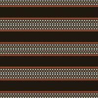 ethnisch Ikat Stoff Muster geometrisch Stil.afrikanisch Ikat Stickerei ethnisch orientalisch Muster braun Hintergrund. abstrakt, Vektor, Illustration. Textur, Kleidung, Rahmen, Dekoration, Teppich, Motiv. vektor