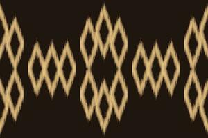 etnisk ikat tyg mönster geometrisk stil.afrikansk ikat broderi brun etnisk orientalisk mönster brun bakgrund. abstrakt, vektor, illustration.texture, tapeter, ram, dekoration, matta, motiv. vektor