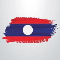 laos flaggborste vektor