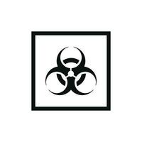 biohazard förpackning mark ikon symbol vektor