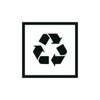 recyceln Verpackung Kennzeichen Symbol Symbol Vektor