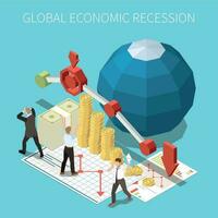 global ekonomisk lågkonjunktur sammansättning vektor