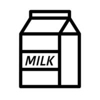 einfach Milch Karton Symbol. Vektor. vektor