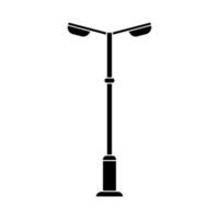 Straße Licht Vektor Symbol. Straße Beleuchtung Illustration unterzeichnen. Taschenlampe Symbol. Lampe Logo.