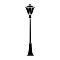 Straße Licht Vektor Symbol. Straße Beleuchtung Illustration unterzeichnen. Taschenlampe Symbol. Lampe Logo.