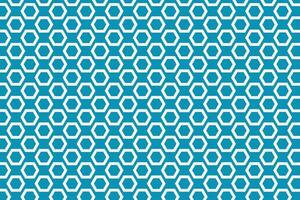 blå och vit hexagoner sömlös mönster. hexagonal block geometrisk bakgrund. sexhörning symbol vektor illustration.