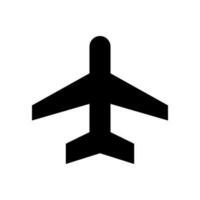 Flugzeug Symbol Vektor Symbol Design Illustration