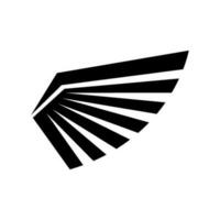 Flügel Symbol Vektor Symbol Design Illustration