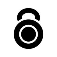 Kettlebell Symbol Vektor Symbol Design Illustration