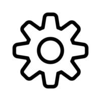 Ausrüstung Rad Symbol Vektor Symbol Design Illustration