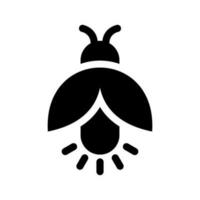 Glühwürmchen Symbol Vektor Symbol Design Illustration