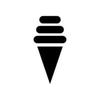 Eis Sahne Symbol Vektor Symbol Design Illustration