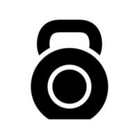 Kettlebell Symbol Vektor Symbol Design Illustration