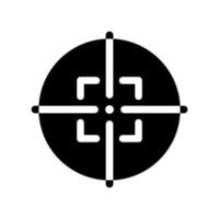 Fadenkreuz Symbol Vektor Symbol Design Illustration