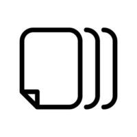 papper ikon vektor symbol design illustration