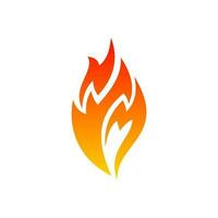 Flamme Unternehmen Logo Vorlage, Feuer Logo Gradient vektor