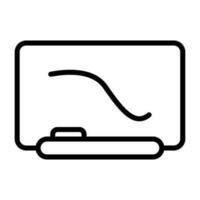 interaktiv whiteboard vektor ikon