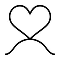 Liebe Knoten Vektor Symbol