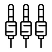 Video Kabel Vektor Symbol