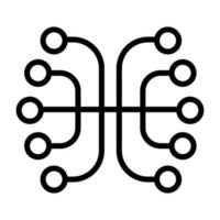 neural Netzwerke Vektor Symbol