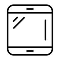 Tablet-Vektor-Symbol vektor