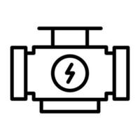 Auto-Motor-Vektor-Symbol vektor