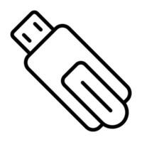 Vektorsymbol für USB-Flash-Laufwerk vektor