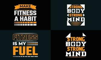 Beste Typografie t Hemd Design zum Fitnessstudio und Fitness Inspiration und Motivation vektor