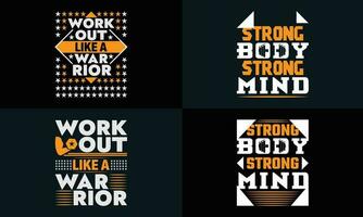 bäst typografi t skjorta design för Gym och kondition inspiration och motivering vektor