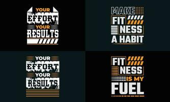 Beste Typografie t Hemd Design zum Fitnessstudio und Fitness Inspiration und Motivation vektor