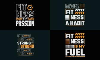 Beste Typografie t Hemd Design zum Fitnessstudio und Fitness Inspiration und Motivation vektor