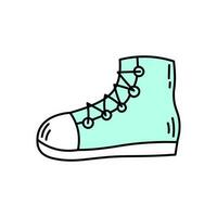 Gekritzel Sneaker Vektor Illustration