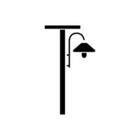 Straße Licht Vektor Symbol. Straße Beleuchtung Illustration unterzeichnen. Taschenlampe Symbol. Lampe Logo.