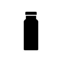 Flasche Vektor Symbol. Thermosflasche Illustration unterzeichnen. Flasche Symbol oder Logo.