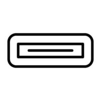 USB Hafen Vektor Symbol