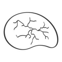 Gehirn Symbol Vektor Illustration Design