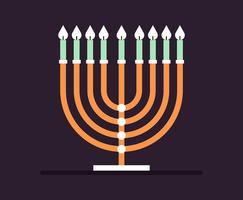 Menorah Abbildung vektor