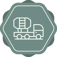 Mischer-LKW-Vektor-Symbol vektor