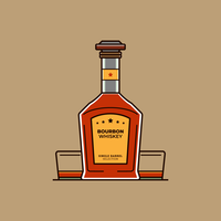 Bourbon-Vektor vektor