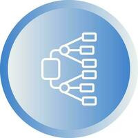 Netzwerk Diagramm Vektor Symbol