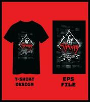 inspirierend T-Shirt Design. t Hemd Design. vektor