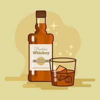 Bourbon Whisky Vector Illustration