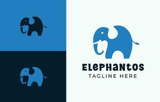 elefant logotyp mall för företag vektor