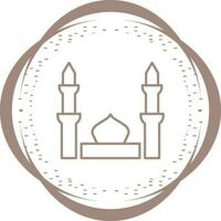 Moschee-Vektor-Symbol vektor