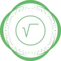 Quadratwurzel-Symbol Vektor-Symbol vektor