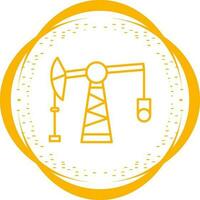 Pumpjack-Vektorsymbol vektor