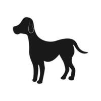 hund linje ikon vektor illustration symbol design