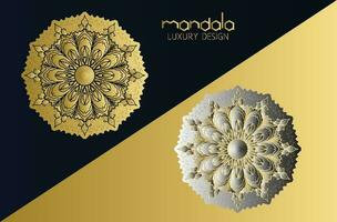 Mandala Design, Luxus Mandala Kunst. vektor